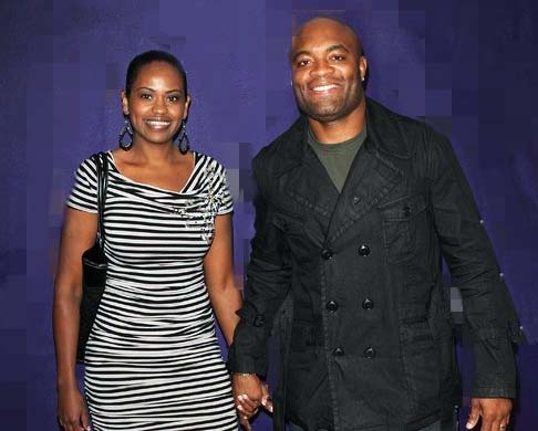 Photo of Anderson Silva and his wife, Dayane Silva.