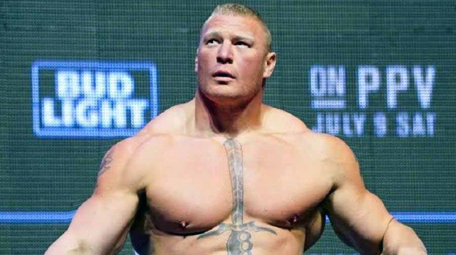 Photo of WWE and UFC fighter, Brock Lesnar.