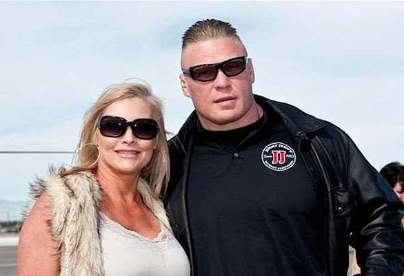 Photo of Brock Lesnar and his wife, Rena Lesnar.