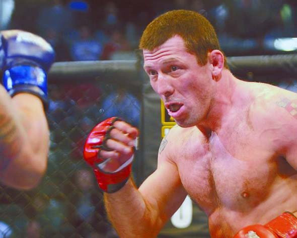 Photo of Pat Miletich during the fight.